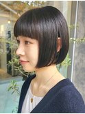 【SHARON原宿】黒髪×肌馴染み抜群ボブ