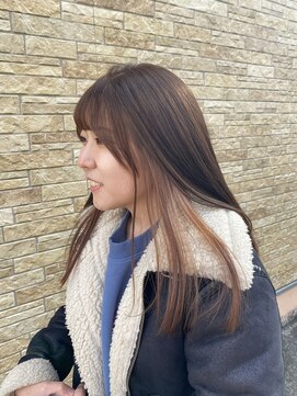 リンネ(RINNE) ベージュのインナーカラー