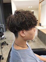 ニアウ 伊勢崎連取店(Niau)&nbsp;刈り上げマッシュ波巻きパーマツイストスパイラルパーマメンズ