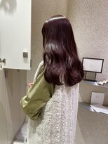 マイル 渋谷(mile)&nbsp;深めレッド/ブリーチなしカラー