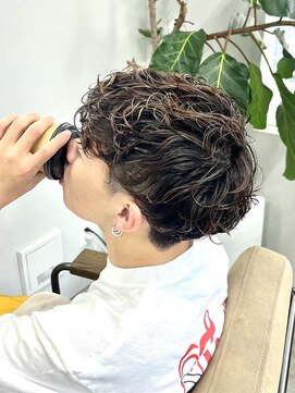 ヘアー アイス 御器所本店(HAIR ICI) ★大人気★王道メンズショートマッシュスペインカール