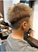 【IRIE HAIR赤坂】スパイキーショート×ベージュハイトーン