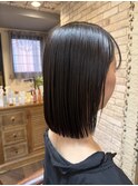 柔らかい仕上がり。地毛風ストレート