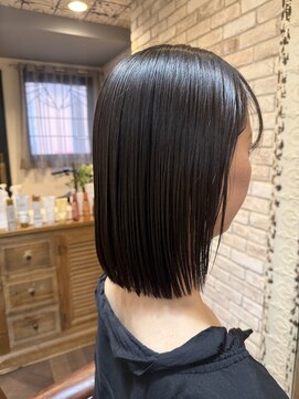 ルシール(luciR) 柔らかい仕上がり。地毛風ストレート