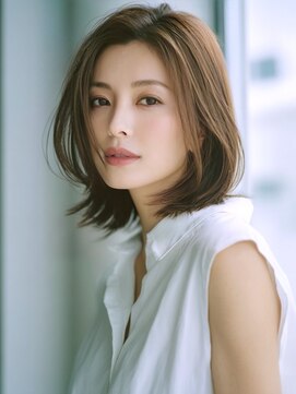 アルトリスト(Altruist Aging×HAIR&SPA) ★ダークアッシュ大人ガーリーボブ着物似合わせカット/髪質改善