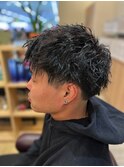 緩めツイストパーマ