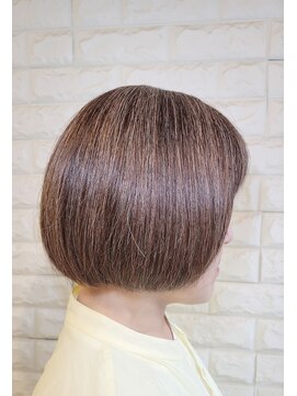 松本平太郎美容室 国立店 40代50代60代×ディスコネボブ×イノアカラー×ハイライト