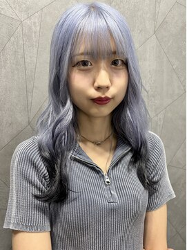 バレ(BALE) デザインカラー/ブルーバイオレット/ブリーチ/ハイトーン/滋賀