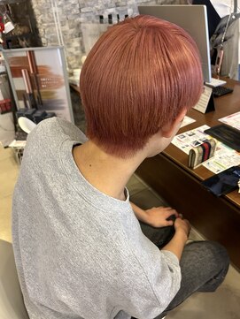 アチーブ ヘア デザイン(achieve hair design) #ピンクカラー