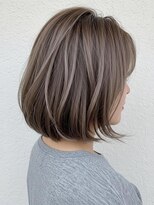 オレンジ梅田店(ORANGE)&nbsp;白髪ぼかしハイライトカラー/グレージュ【ミナ】