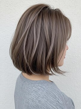 オレンジ梅田店(ORANGE) 白髪ぼかしハイライトカラー/グレージュ【ミナ】