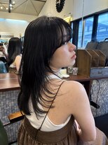 ハーティム 代官山 恵比寿(Heartim)&nbsp;黒髪ロングレイヤー/縮毛矯正/カラー同時施術OK/代官山/恵比寿