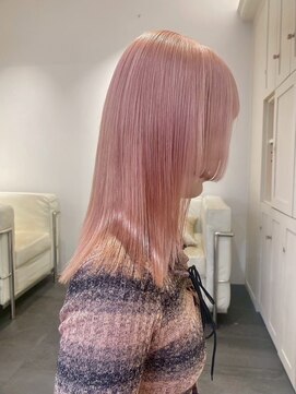 ベレーザ 渋谷神南(Beleza) 16845髪質改善ホワイトピンクブリーチラベンダーピンクロング