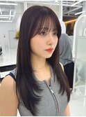 韓国風レイヤーカット髪質改善ダブルカラーハッシュカット
