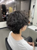 プルーブトウキョウ 渋谷(PROVE TOKYO)&nbsp;爽やか無造作波巻きパーマ メンズマッシュウルフ