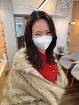 ヘアースペースブルーム プリュス 石橋店(HAIR SPACE BLOOM plus)&nbsp;石橋阪大前/ラベンダーカラー/白髪ぼかし/ハイライト/縮毛矯正