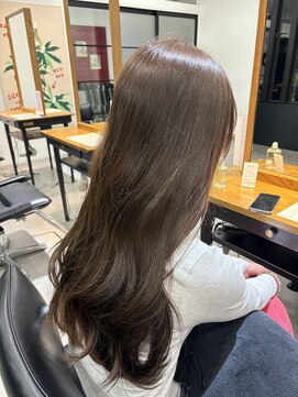 サニーズ(SUNNY'S by CONKS) 初カラー♪赤みなし透明感グレージュカラー！