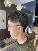メンズスパイラルパーマ