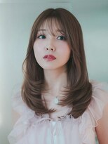 オモチャ 銀座(OMOCHA)&nbsp;顔周りレイヤーカット/小顔韓国くびれミディヘア
