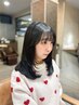 ★【顔周りの癖が気になる方】★カット+前髪縮毛矯正 ¥10450→¥8800