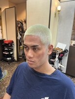 シシムーアフレームプラント sisimuoa×FRAMEPLANT&nbsp;金髪フェードボウズ