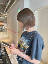 クリアーオブヘアー 栄南店(CLEAR of hair)&nbsp;ラフに決まる切りっぱなしボブ　名古屋ボブ