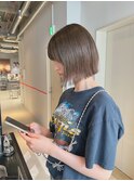 ラフに決まる切りっぱなしボブ 名古屋ボブ