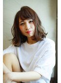 【ToukoaRua】小顔ロブと大人なウェーブ!