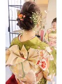 ★祝★成人式ヘアセット★振袖着付け★