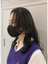 ヨーク(YOKE)&nbsp;【YOKE】ダークグレージュレイヤーくすみブルーヨシンモリ韓国