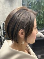 シェル 吉祥寺(shell)&nbsp;大人かわいい_ハイライトで立体感_ミニーショート