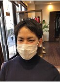 ナチュラルツーブロック<理容室>[日暮里/メンズ/床屋/学割U24]