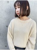 ワンカールパーマ×ボブ