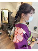 卒業式袴着付け&ヘアセット