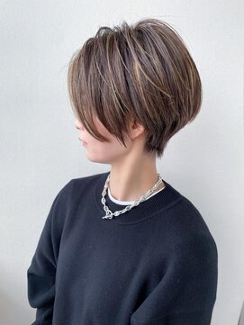 トータルビューティーハウス フラップ ミチ 野田店(total beauty house flap MICHI) 【flap MICHI島田和也】ハイライト立体感丸みショート