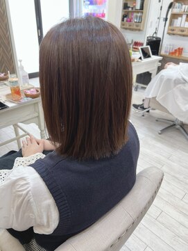 ヘアメイクゼロ 坂戸駅前店(hairmake zero) カット+酸性ストレート+ケラウオーターTR