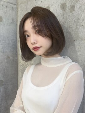 シーシンジュク 新宿南口(Sea shinjuku) 韓国風前髪×レイヤーカット【髪質改善/新宿/レイヤーカット】