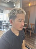 【メンズ ブリーチ ケアブリーチ ショート 恵比寿】