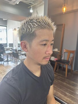 ヘアアンドメイク エジェリ(hair&make egerie) 【メンズ ブリーチ ケアブリーチ ショート 恵比寿】