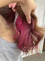 フリー(Free)&nbsp;ハイトーンカラー/ピンクケアブリーチインナーカラー