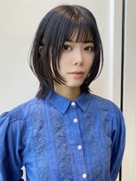 ステア ケース(stair case)&nbsp;韓国レイヤーミディアム外ハネ顔まわり前髪カットトリートメント