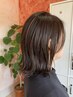 【未来の髪を守る】天使の艶カラー＋カット＋デトックストリートメント