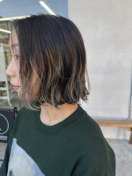 イン(in.) コントラストハイライト×ボブ