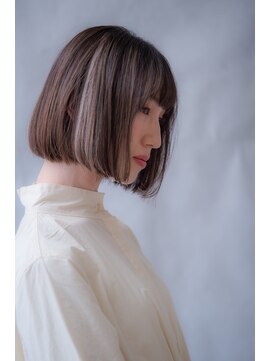 インセンス 二子玉川店(insence) ワンレンボブ/インナーカラー/酸性ストレート/