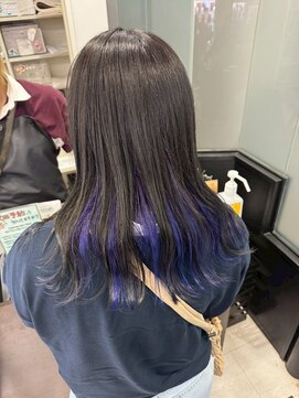 アイズ 本厚木(AIZU) インナーカラー パープル