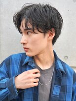 ニコ トウキョウ ロジック(nico TOKYO Logic)&nbsp;センターパートニュアンスパーマフェザーパーマ