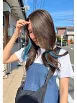 シエロヘアー(Cielo hair) ブルーインナーカラー