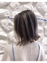 ヘアサロン エフ 渋谷(F)&nbsp;#ハイライト#バレイヤージュ#外ハネボブ#白髪ぼかし