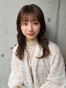 エミュ 天文館店(eMu) オリーブグレージュ×ナチュラルハイライト