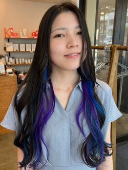 ティー リュクスボーテ(T LUXE BEAUTE)の写真/ポイントだけのデザインカラーで印象を変える《インナーカラー》がおすすめ☆